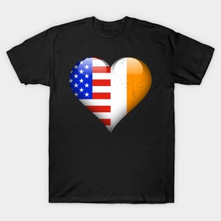 Half American Half Irish - Gift for Irish From Ireland T-Shirt